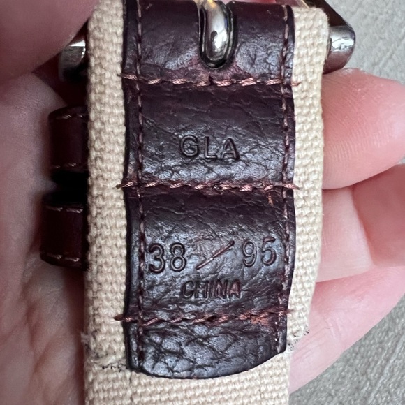 NAUTICA Leather Brown MENS Belt 38” - Picture 4 of 4